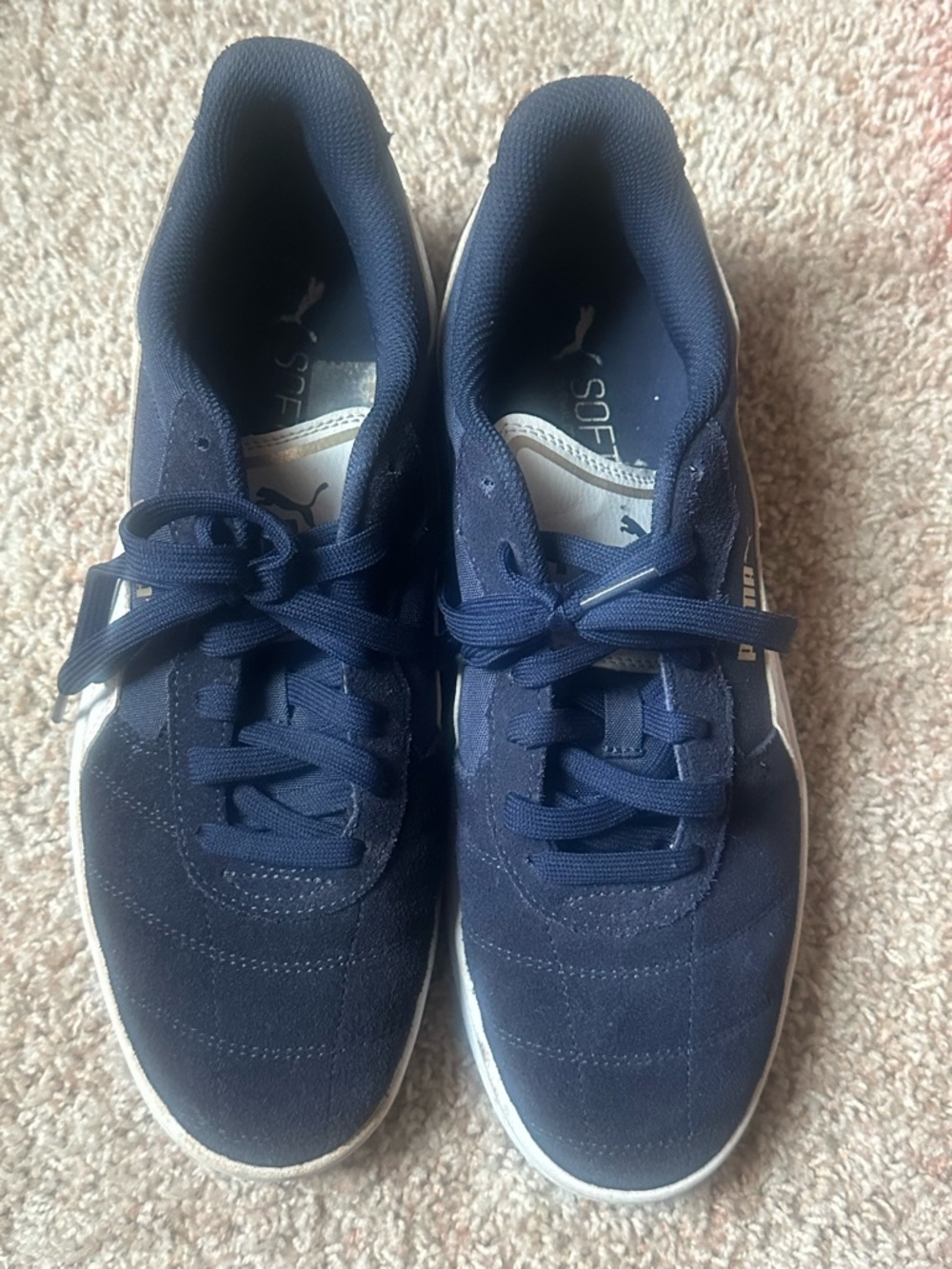 Puma Men's Dark Blue Sneakers - Picture 1 of 3